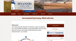 Desktop Screenshot of hyannischamber.com